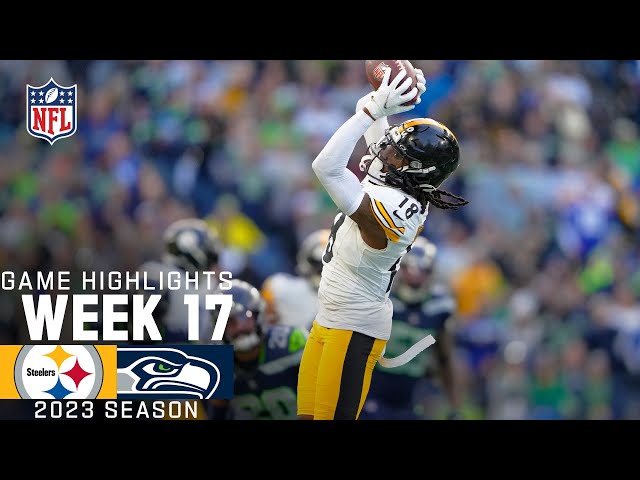 Pittsburgh Steelers vs. Seattle Seahawks Game Highlights | NFL 2023 Week 17