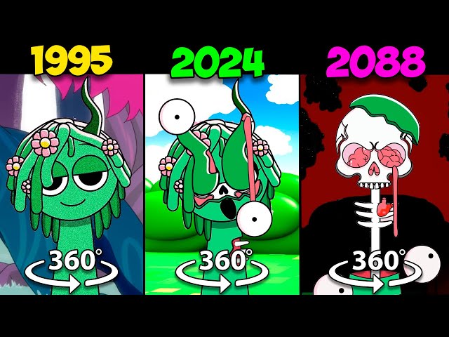 360° VR Incredibox Sprunki 1995 vs 2024 vs 2088