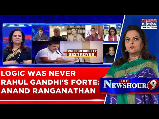 Anand Ranganathan Takes On Rahul Gandhi As Congress MP Demands Arrest Of Gautam Adani | WATCH VIDEO