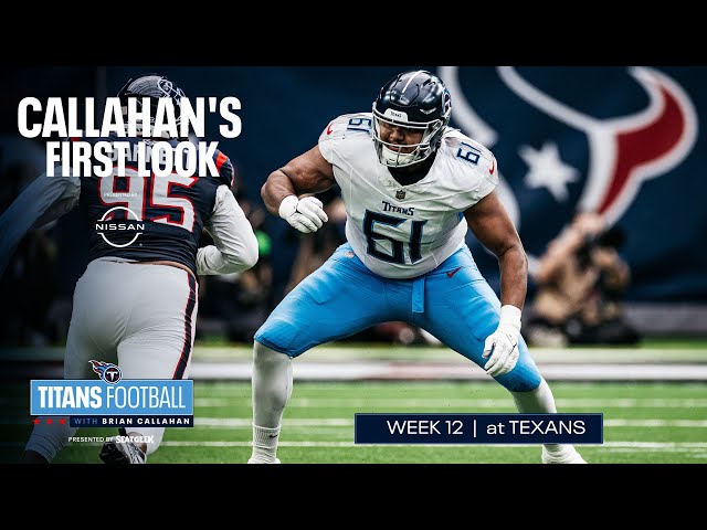 Houston Texans | Callahan's First Look, presented by Nissan