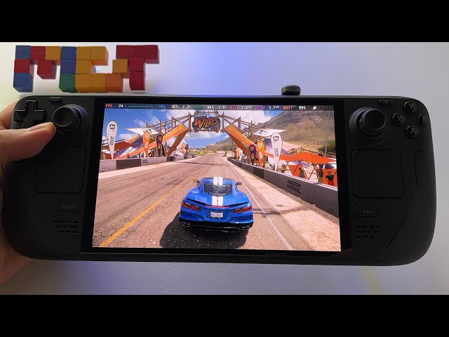 Forza Horizon 5 | Steam Deck OLED handheld gameplay | medium graphics