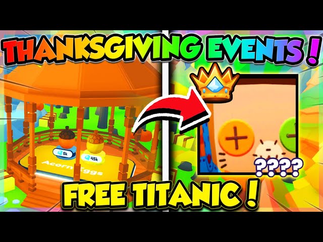 🦃THANKSGIVING EVENT LEAKS in PETS GO & PET SIM 99!! (Roblox)