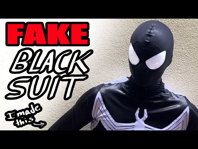 Making Spider-Man's FAKE Black Suit