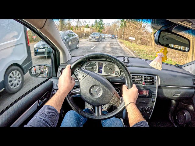 2008 Mercedes B W245 [180 CDI 109HP] |0-100| POV Test Drive #1947 Joe Black