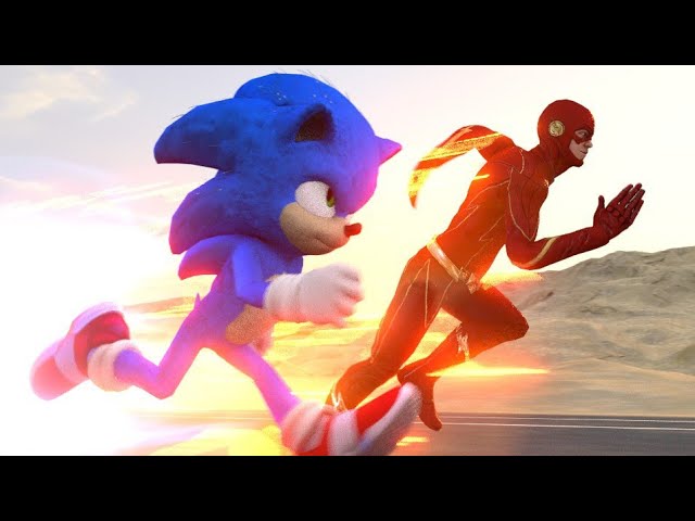 Sonic vs Flash Full Movie Animation Part 1 2 3 to 5 Sonic The Hedgehog