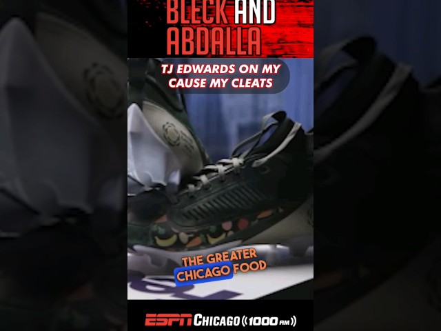 Bears LB TJ Edwards on his My Cause My Cleats -- Greater Chicago Food Depository