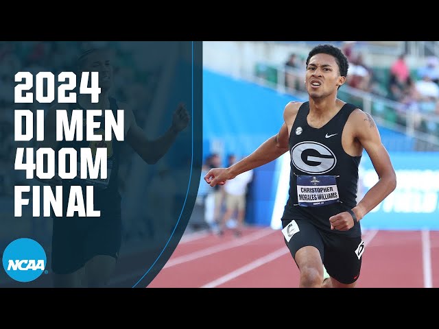 Men's 400m final - 2024 NCAA outdoor track and field championships