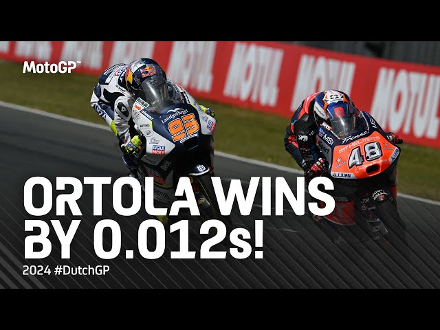 Last-sector drama in the Moto3™ last lap 🤯 | 2024 #DutchGP