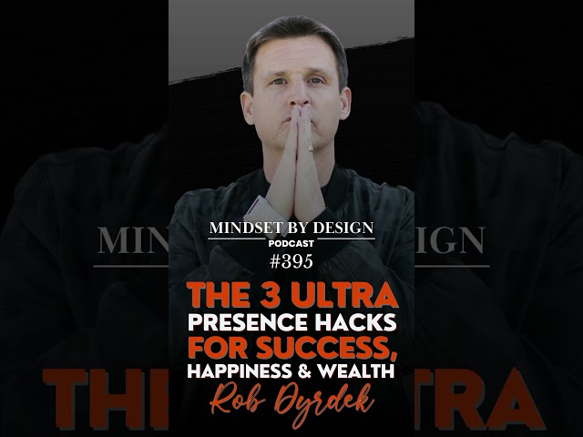 Episode #395: The 3 Ultra Presence Hacks For Success, Happiness & Wealth (Rob Dyrdek)