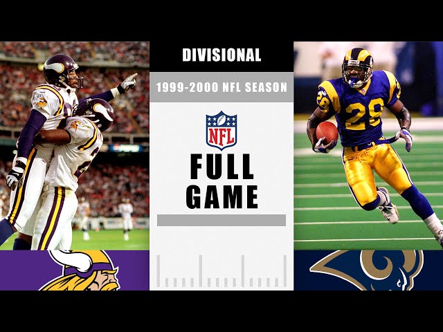 The Greatest Show on Turf vs Moss & Carter! Vikings vs Rams FULL GAME | NFL 1999 Season Divisional