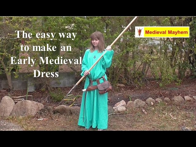 How to make an easy medieval dress (Viking Tutorial DIY)