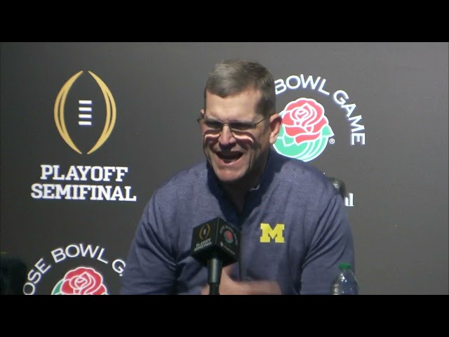 WATCH: Jim Harbaugh imagines what a Michigan win at the Rose Bowl would mean for players, program