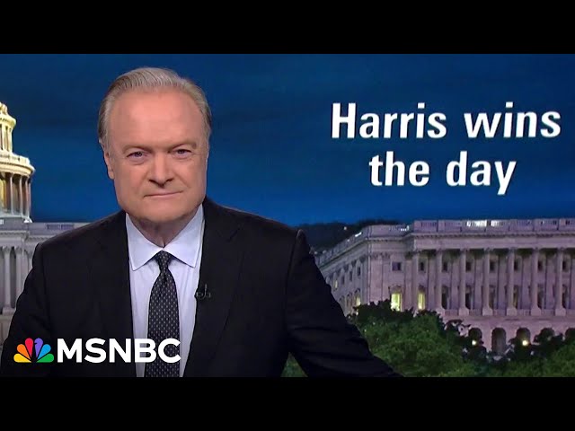 Lawrence: Trump gets lost in music & lies at economic forum as Harris boosted by GA early vote