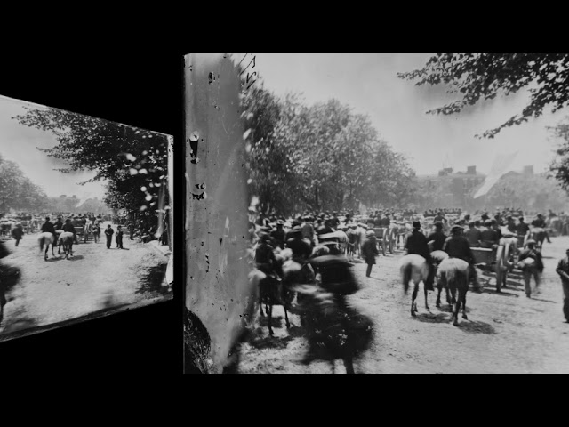 Grand Review, Troops and Wagons, May 1865 (silent, still image)