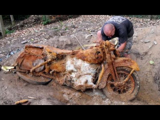 Restoration RUSTY Motorcycle - Half Year in 38 Mins