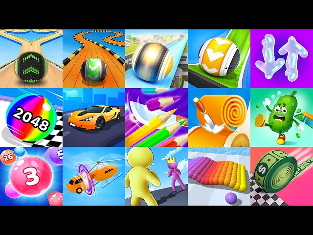 Going Balls VS Sky Rolling Balls Ball Run 2048 Blob Runner 3D Flag Painters Coin Rush #51