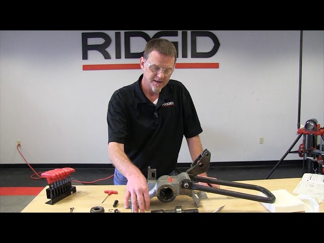 How to make a roll change on the RIDGID 916