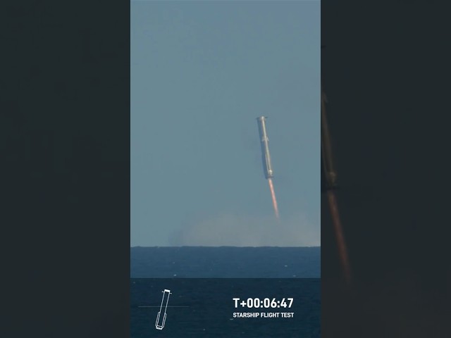 ABORT! SpaceX Starship SuperHeavy Ocean Splashdown