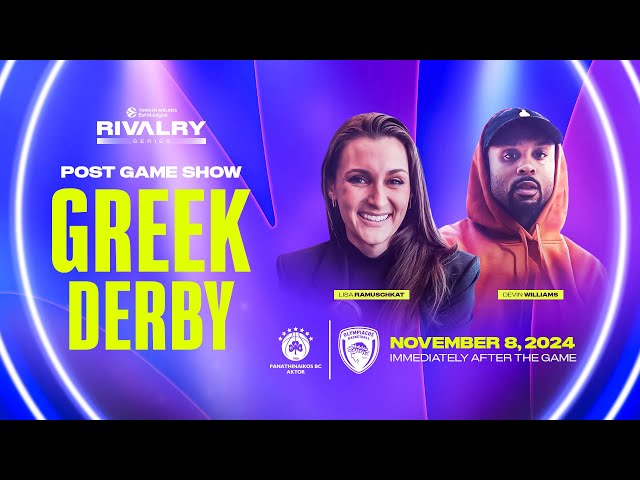 Straight from the Court: FOURNIER and VEZENKOV Analyze GREEK Derby Outcome | POST-GAME SHOW