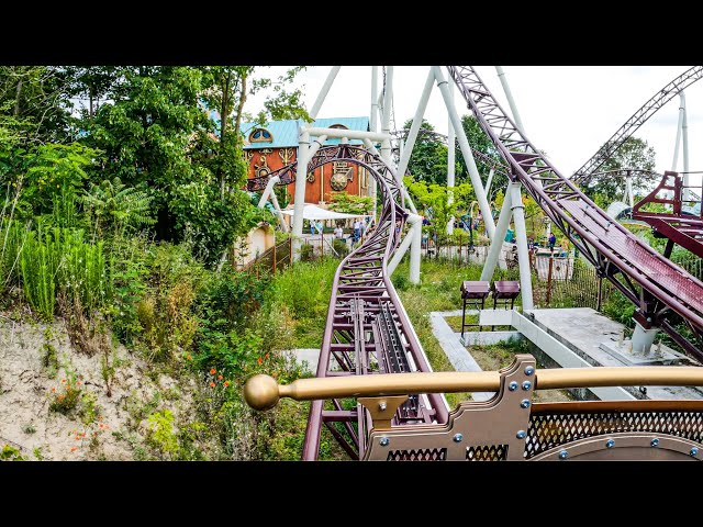 Ride To Happiness Plopsaland De Panne - Backseat POV 4K60FPS