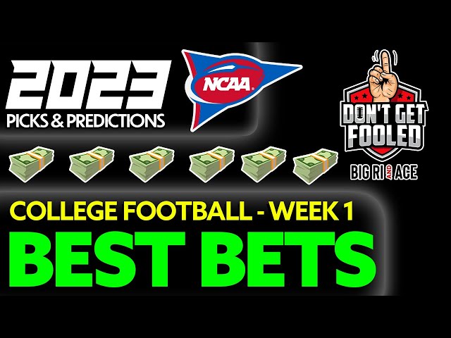 2023 CFB Betting l College Football Week 1 Picks & Predictions l Best Bets Expert Handicapper 9/2/23