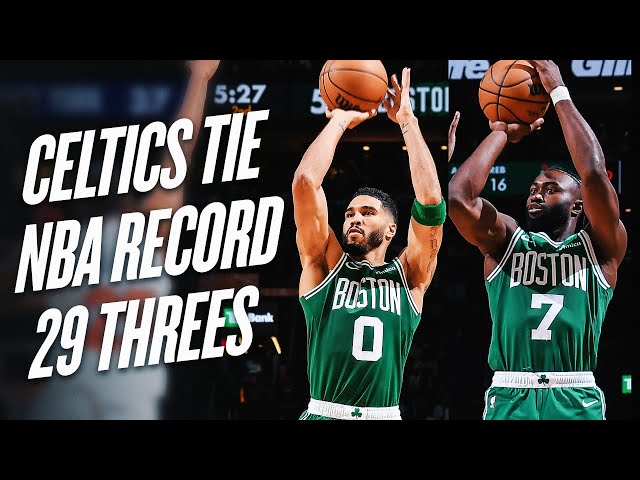 The Boston Celtics TIE The NBA Single Game 3-POINT RECORD! (29 Made Threes) | October 22, 2024