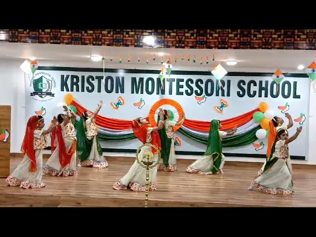 Desh Rangila Dance | Patriotic Dance | Independence Day Performance | Kriston Montessori School Agra