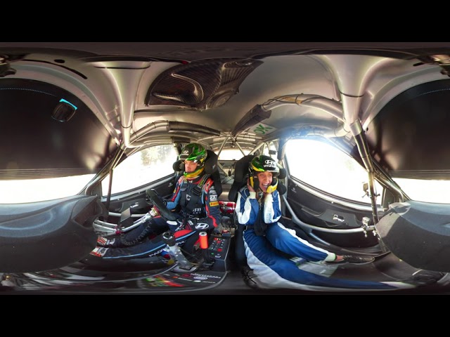 Watch Hayden Paddon Smash The Ashley Forest Rally Sprint! - 360 POV Camera View