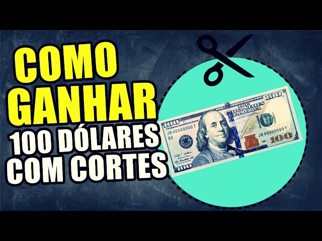 REVELADO: COMO FIZ 100 DÓLARES EM 30 DIAS COM CANAL DE CORTES