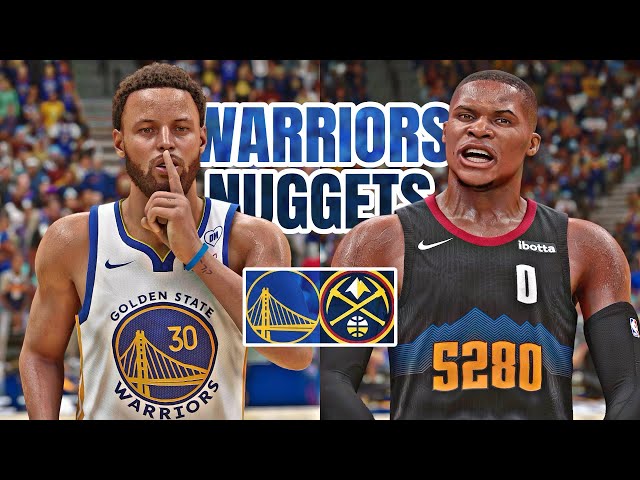 RUSSELL WESTBROOK with NUGGETS vs WARRIORS | NBA 2K24 (PS5)