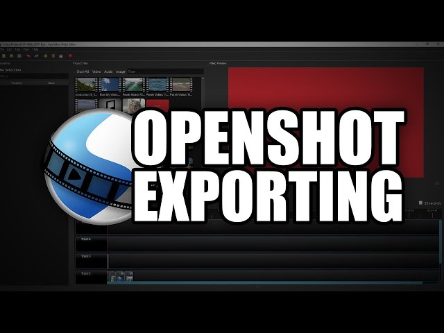 How to export a video with OpenShot