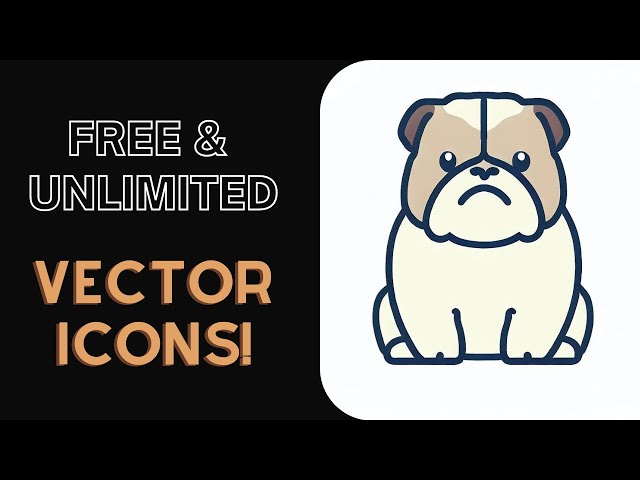 Create UNLIMITED FREE Vector Icons - Step By Step Tutorial with Bing Image Creator / Vectorizer AI