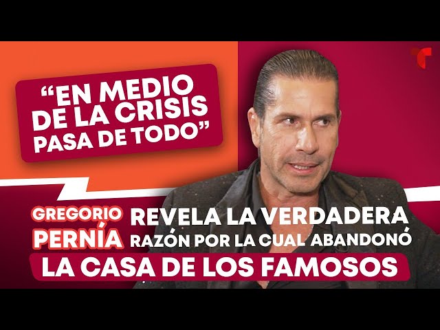 Gregorio Pernía rompe el silencio tras su salida de La Casa De Los Famosos 4