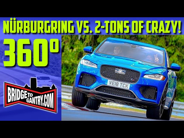 Jaguar F-Pace SVR on the Nürburgring Nordschleife (360º GoPro Video)