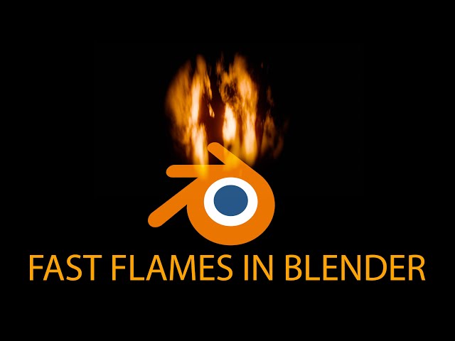 How To Make Simple Flames in Blender!