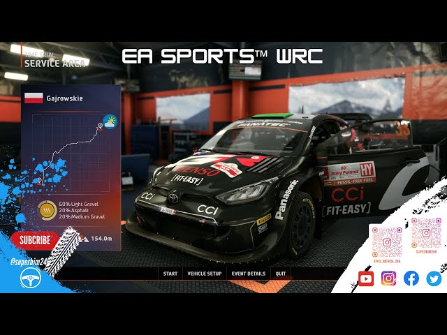 EA SPORTS™ WRC Toyota GR Yaris Rally1 HYBRID '24 Orlen 80th Rally Poland