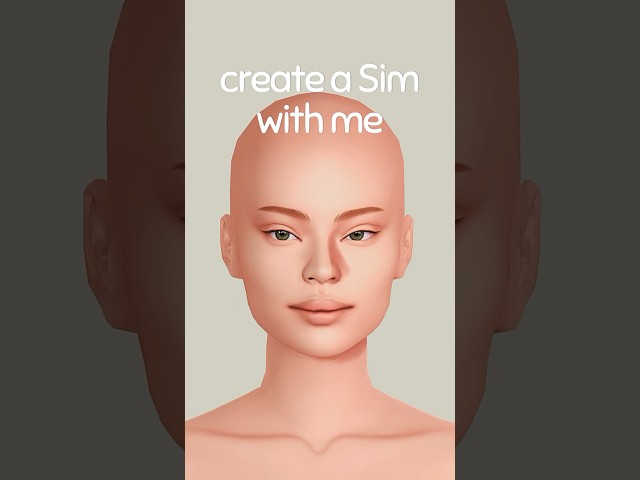 make a sim with me ✨ the sims 4  #sims4 #thesims4