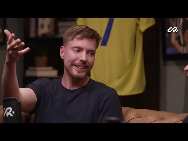 Mr beast talking about Messi and Ronaldo become angry😡 | Mrbeast and Ronaldo interview| Mrbeast| cr7