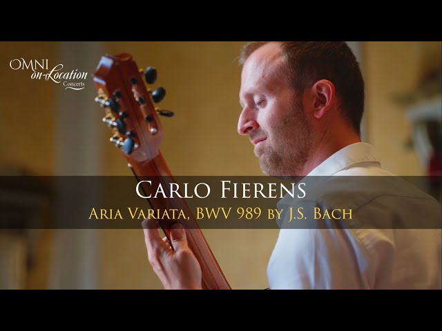 Carlo Fierens - Aria Variata, BWV 989 by J.S. Bach