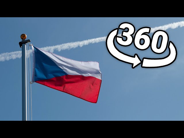 Česká republika - Vlajka 60 x 90 cm | VR 360 Video