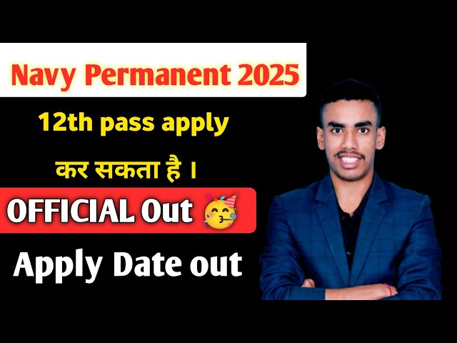 Indian Navy New Vacancy 2024 | Navy Permanent Job | Navy Tradesman Age, Qualification ||