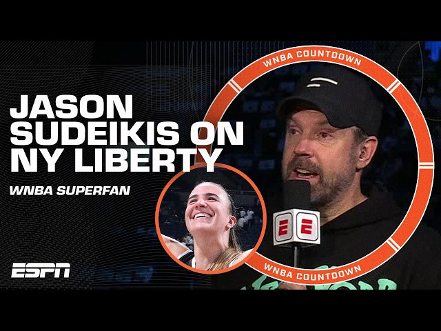 Jason Sudeikis shares how being a fan of the WNBA has impacted him & his family ❤️ | WNBA Countdown