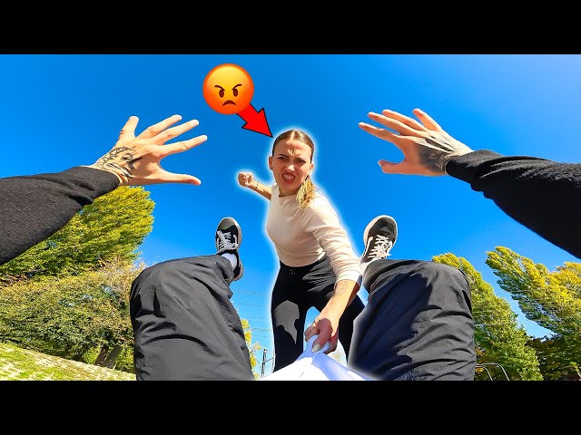 ESCAPING ANGRY GIRLFRIEND ! (Epic Parkour Chase POV)