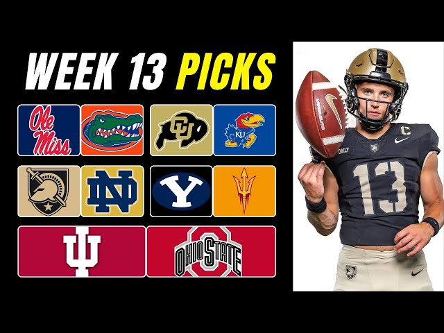 💰 ¡PICKS COLEGIALES DE SEMANA 13! ¿Quién Gana En La NCAA? | Guía De Apuestas 2024