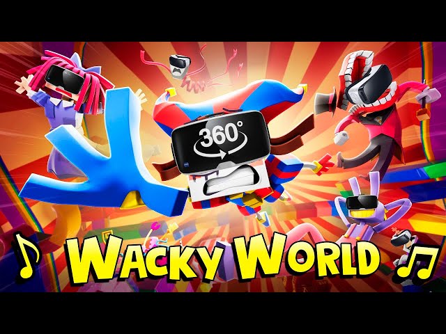 The Amazing Digital Circus Music Video  - Wacky World VERSION B in Christmas Fair 360º VR