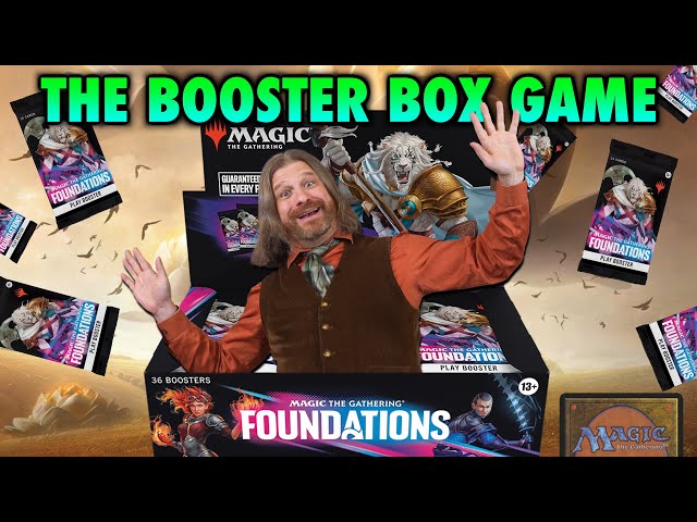 Let's Play The Booster Box Game For Magic: The Gathering Foundations!