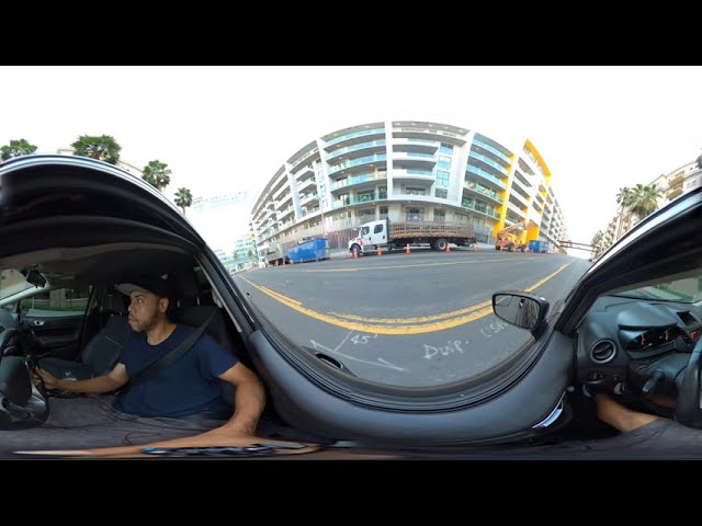 Virtual Reality | Downtown Los Angeles California Traffic Drive | VR 360 travel vlog