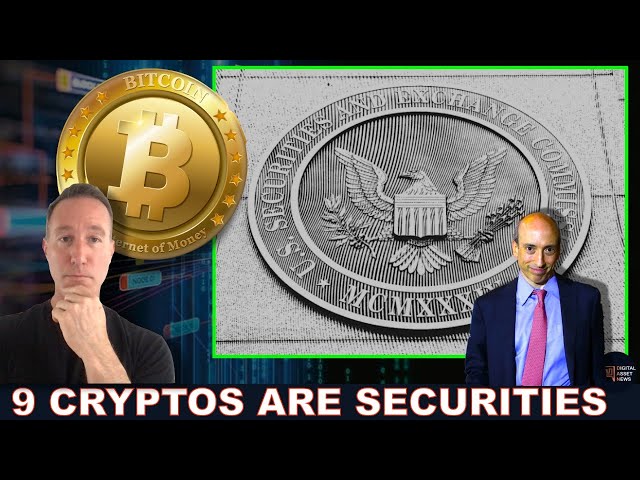 SEC LISTS 9 CRYPTOS AS SECURITIES. MORE TO COME.