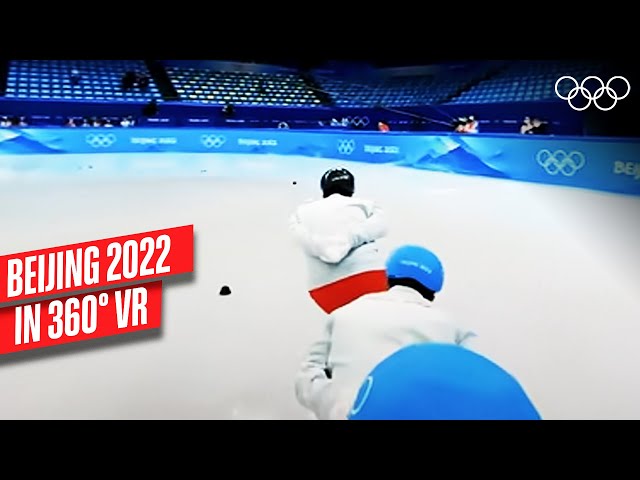 Experience Olympic Short Track - in 360° VR! 🕶