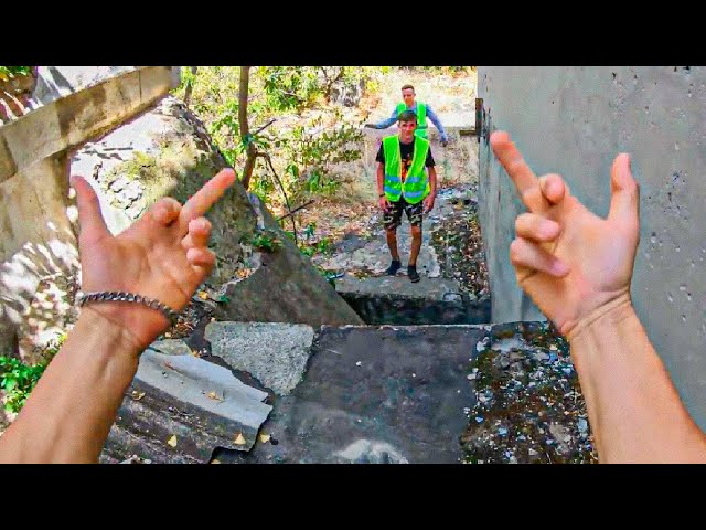 CRAZY SECURITY GUARD VS PRO PARKOUR ATHLETE 5.0! (EXTREME PARKOUR CHASE POV)